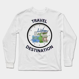 Travel to Lisbon Long Sleeve T-Shirt